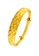 YOUNIQ gold YOUNIQ Premium Classical 24K Plated 2 Units Bangle Set Free YOUNIQ Gold Plated Ring (Gold) DB4F7AC300586AGS_2
