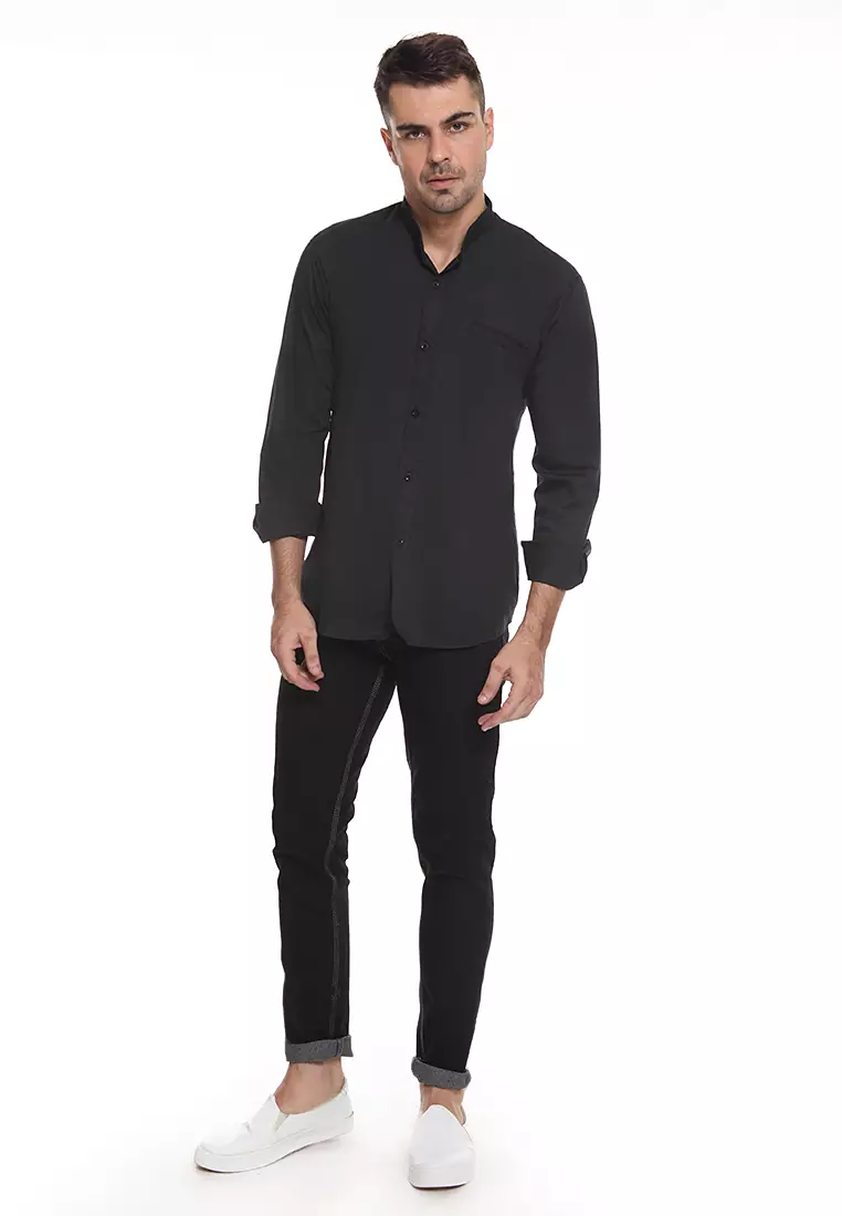 Celana Jeans Ever Green Black JS3260