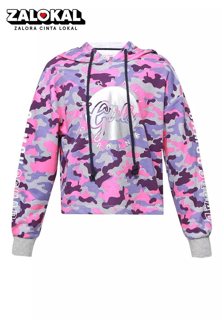 Sweater Hoodie Loreng