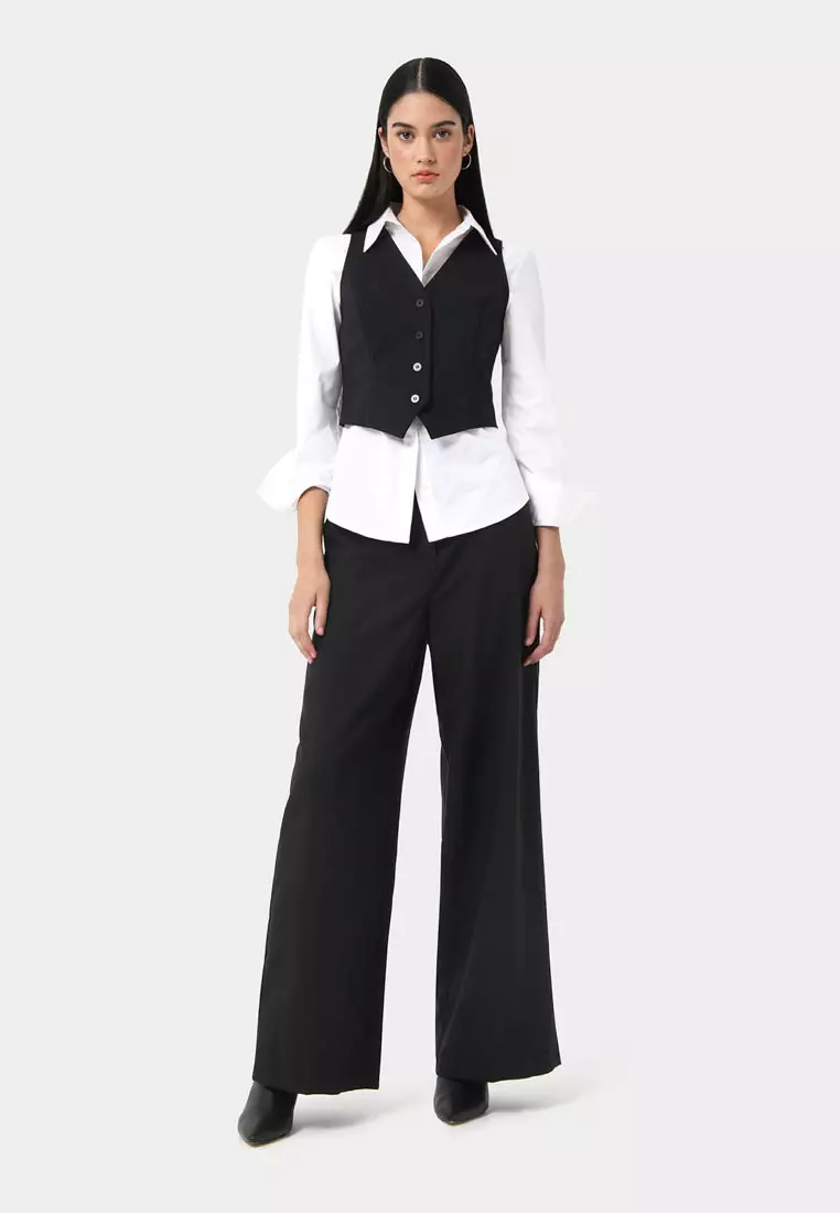 Star Wide Leg Trousers