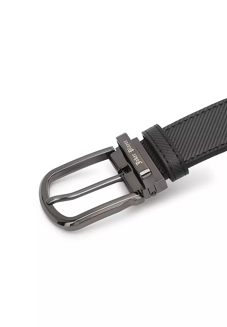 35mm Pin Buckle Belt - Black