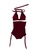 YeoMama Batik red Burgundy High Waisted Bikini Bottom 7B632US9295DD7GS_2