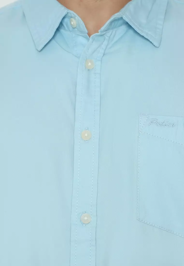 POLICE Kemeja Polos Cotton Regular Fit Pria