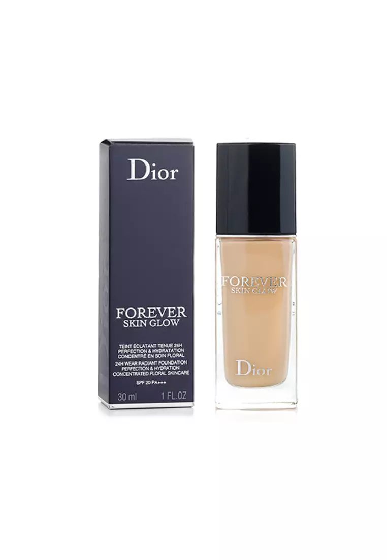 Christian Dior - Dior Forever Skin Glow Clean Radiant 24h Wear Foundation Spf 20 - # 1.5w Warm/Glow 30ml/1oz