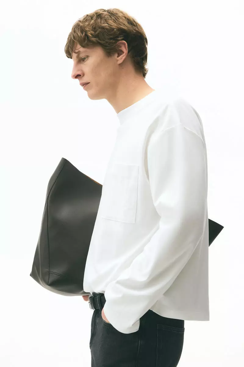 Loose Fit Long-sleeved jersey top