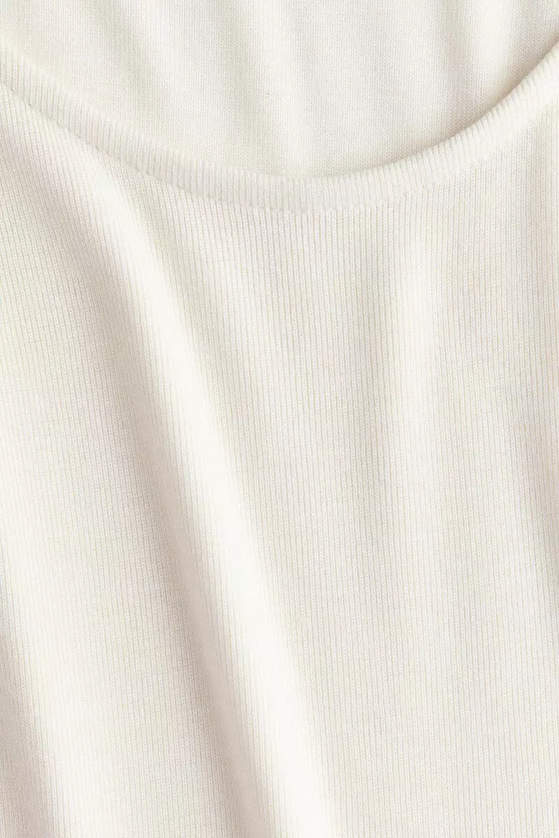Scoop-neck vest top