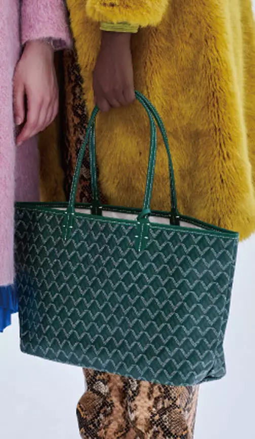 Traditional Dog Teeth Bag (Large)-Green bundle with 2 small bag (Includes a random color pony gift)