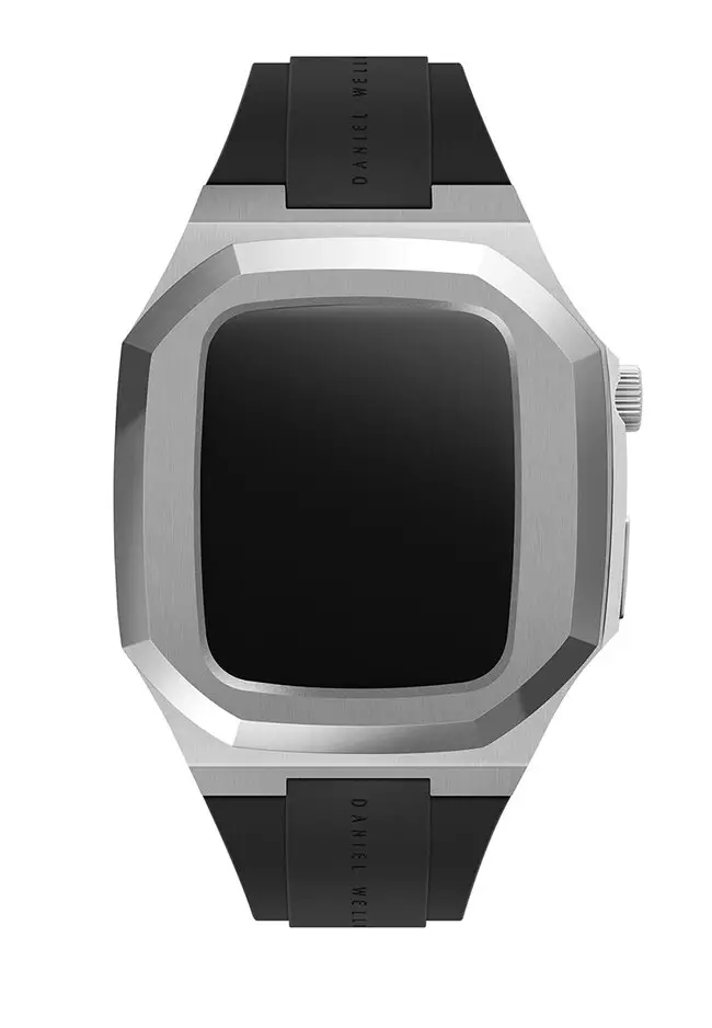 Switch Sliver 40mm - 智能Smart watch case for Apple watch series 4, 5, 6 & SE - 不鏽鋼 Stainless steel case with 橡膠 rubber strap -丹尼爾惠靈頓DW OFFICIAL