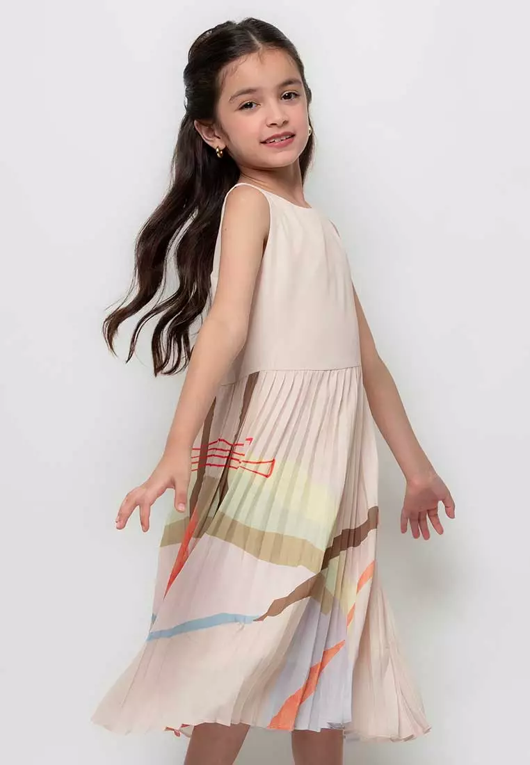 Treehouse Athenna Pleated Dress