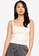 MISSGUIDED white Loungewear Ribbed Crop Top Co Ord 6269AAAC5D145FGS_1