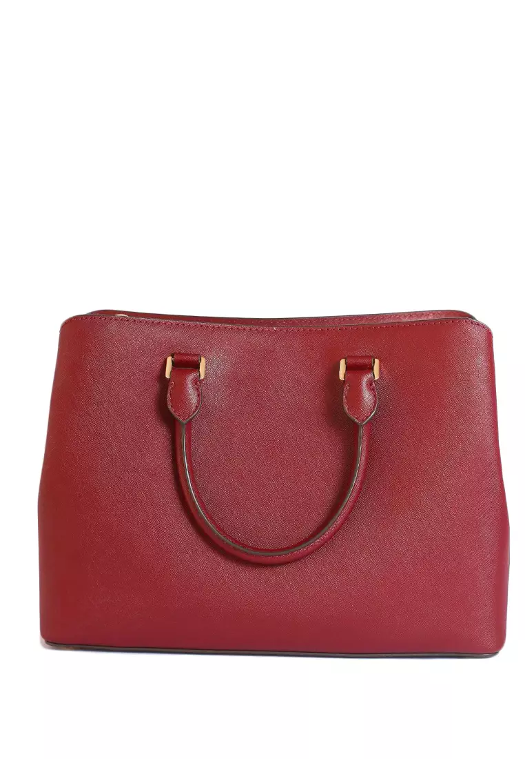 Savannah large saffiano leather satchel hotsell