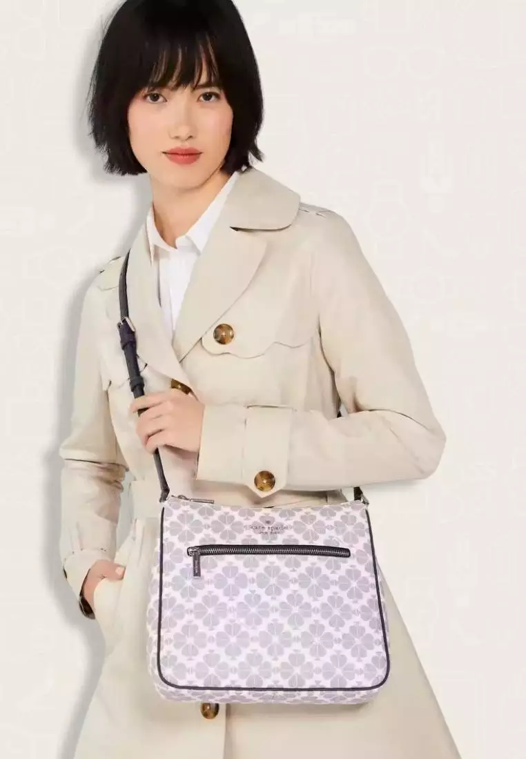 Kate Spade Signature Spade Flower Swingpack Crossbody Navy Multi