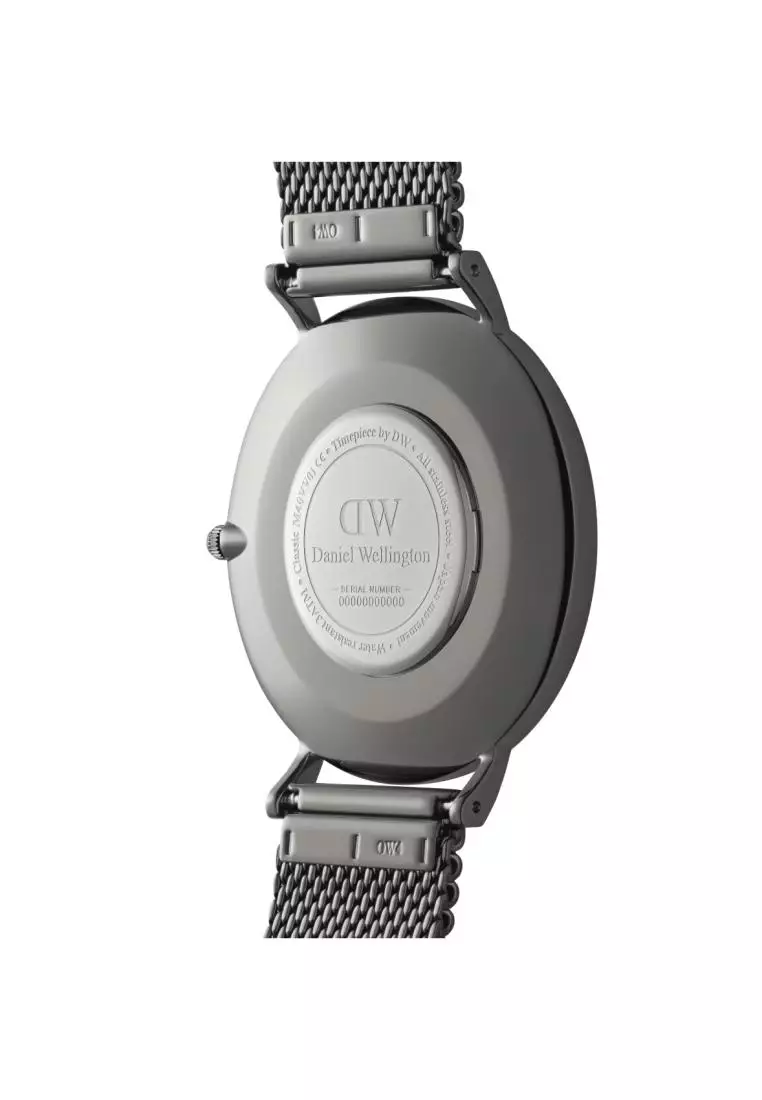 Classic 40mm Anthracite Grey Sunray Dial Watch - Classic Revival 潮酷流金男士腕錶 - 男表 - DW 丹尼尔惠灵顿