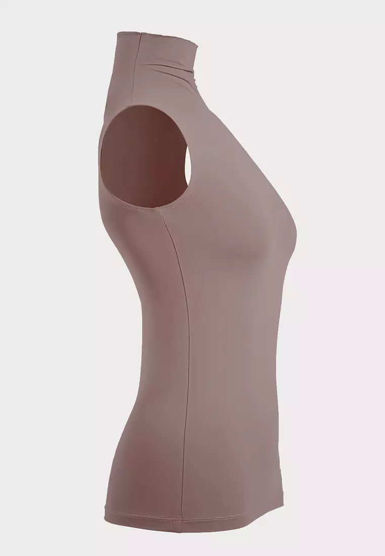 High Neck Sleeveless Top 002