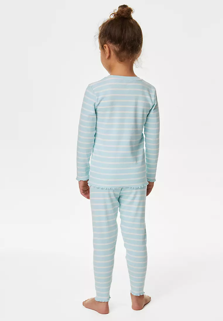 Cotton Rich Striped Pyjamas