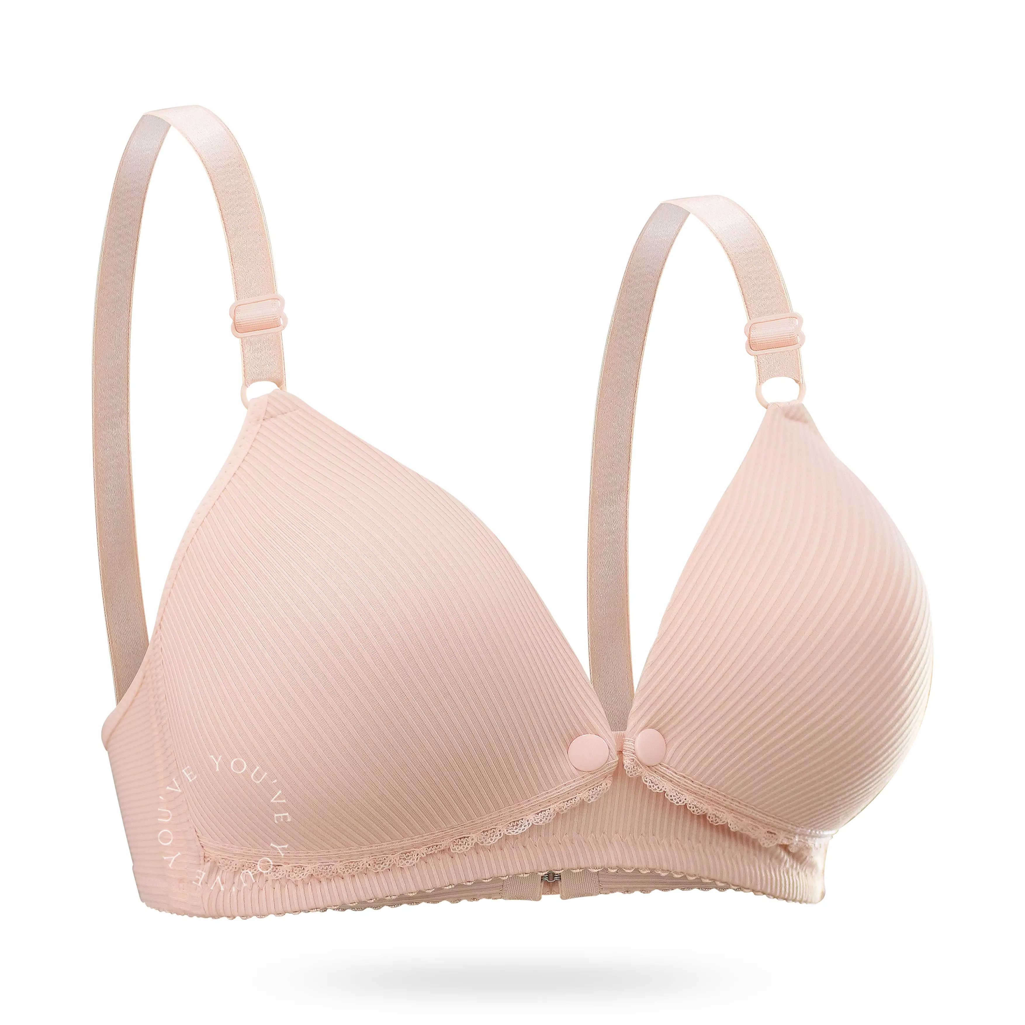 YouHave ( You’ve ) Bra Menyusui Jumbo Tanpa Kawat Kait Depan Cup C D Jumbo Beha Menyusui Lembut BH Nursing 100181