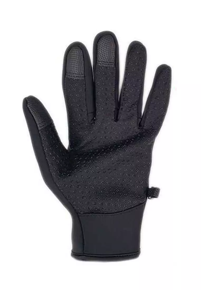 Ellard Sarung Tangan Touch Screen Winter Thermal Gloves Unisex Anti Slip Material Leather ORIGINAL - Black