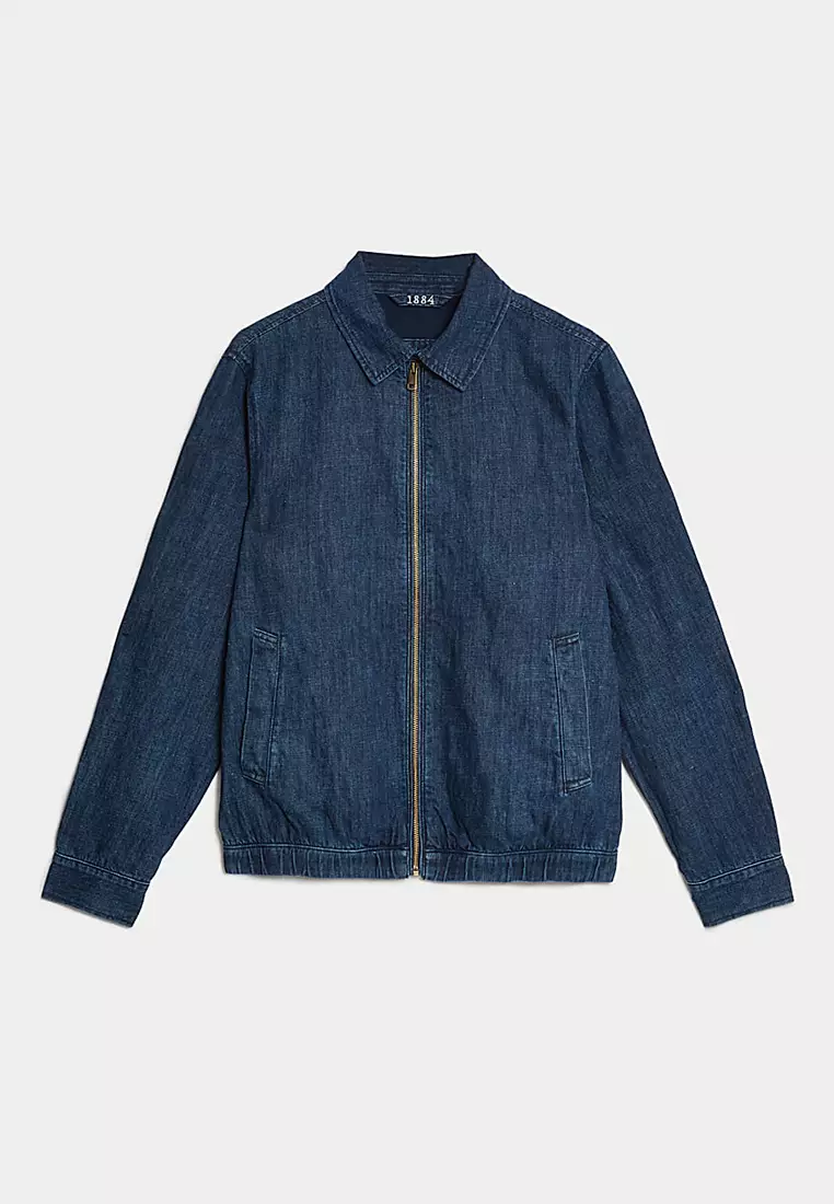 Denim Harrington Jacket