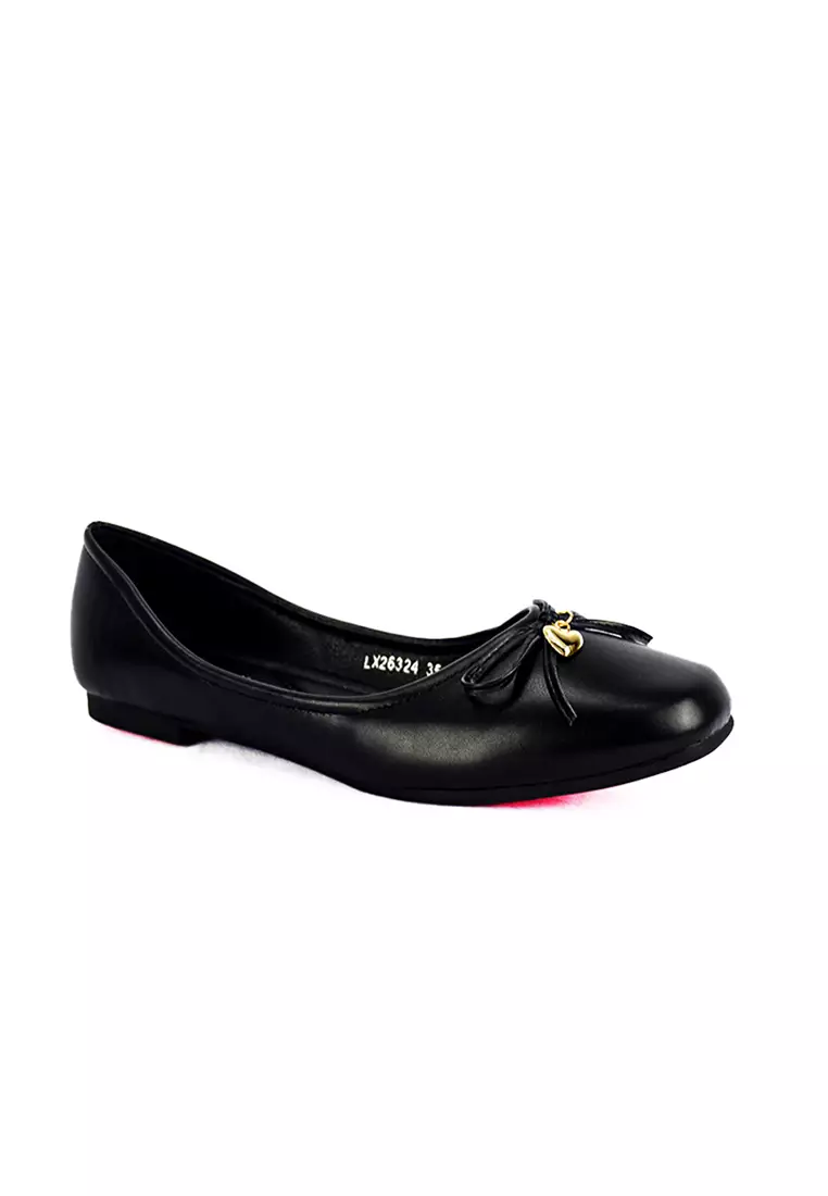 Women's Ballet Flats LX 26324 Black C49