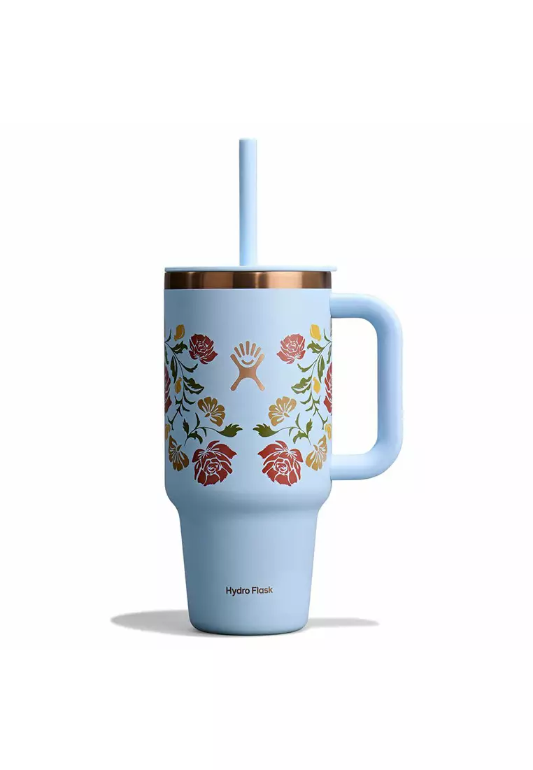 Hydro Flask All Around Travel Tumbler 32 oz Western Light Blue