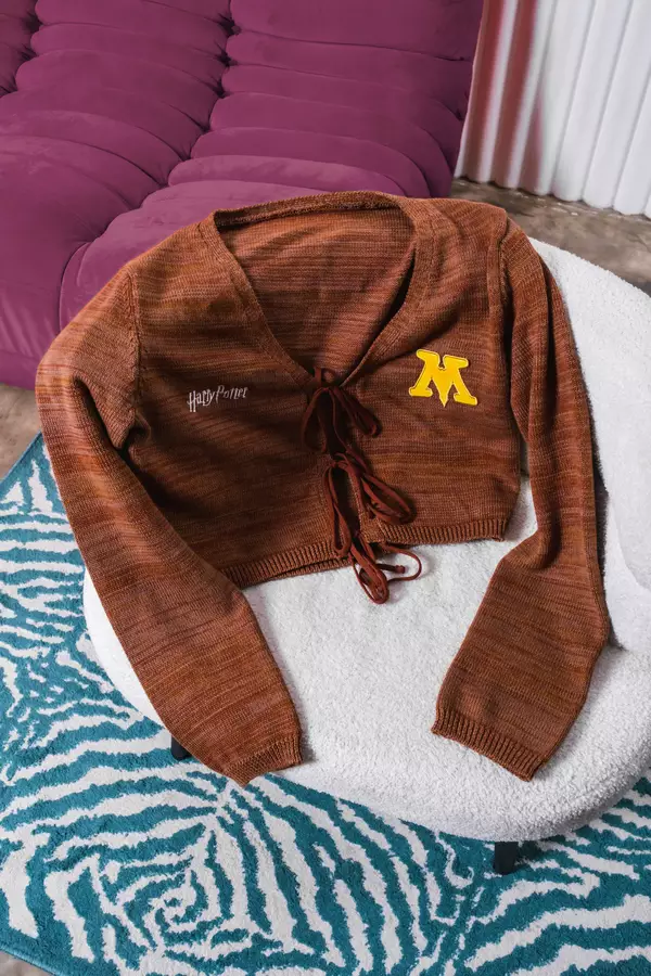 FACILITY Harry Potter Collection - Ministry of Magic Cardigan - Brown