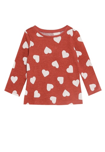 Old Navy red Toddler Long Sleeves Printed Thermal T-Shirt 0CAF0KA602E695GS_1