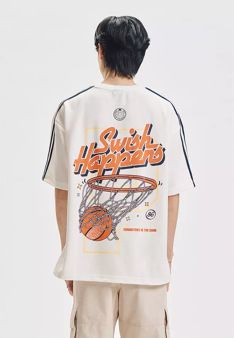 Swish Happens Relaxed Graphic T-Shirt