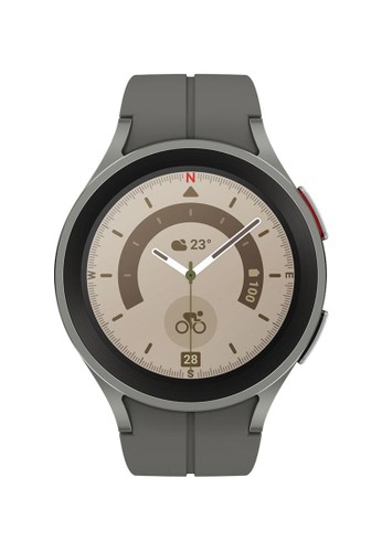 Samsung galaxy watch 5 pro 45mm titanium clearance