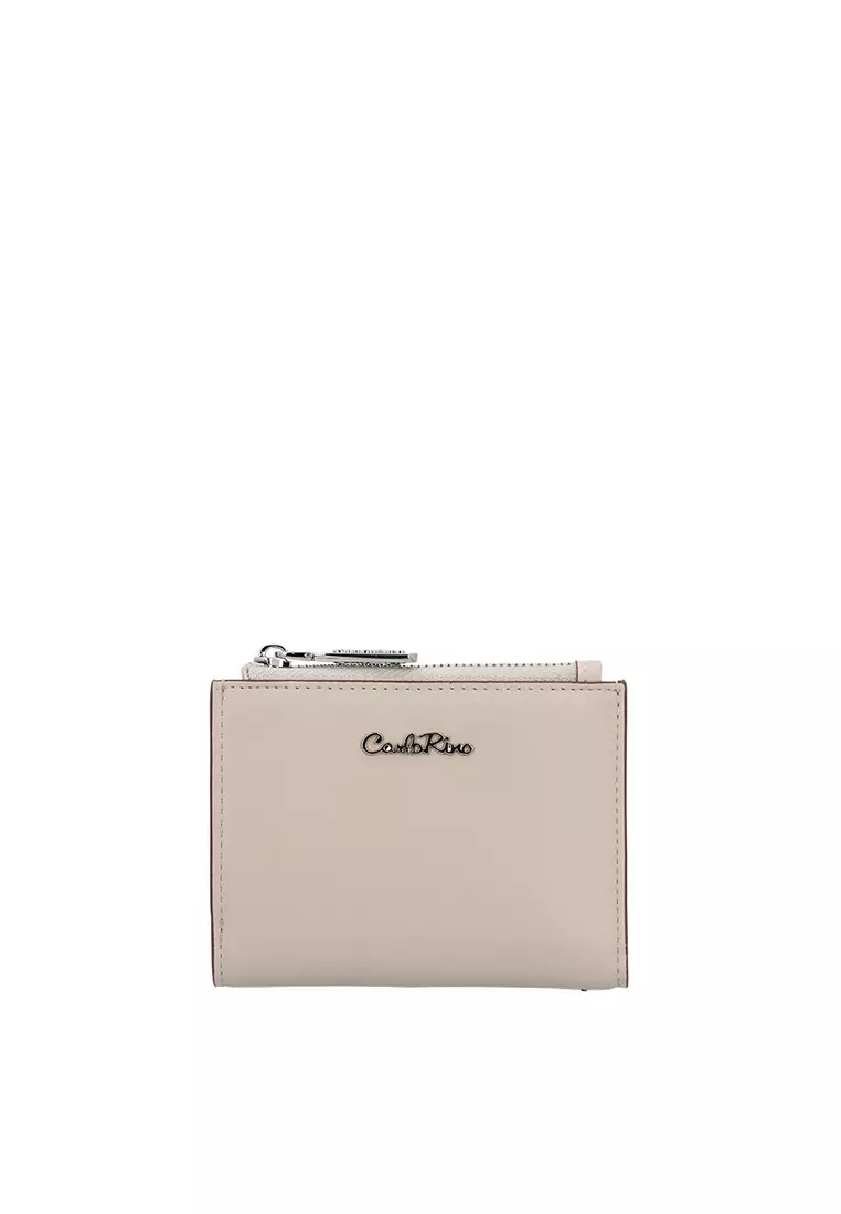 Buy Carlo Rino CR Core 2-Fold Wallet - Taupe 2026 Online | ZALORA
