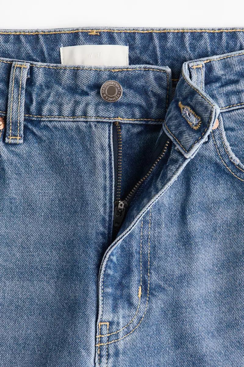 Mom Slim Fit High Waist Ankle Jeans