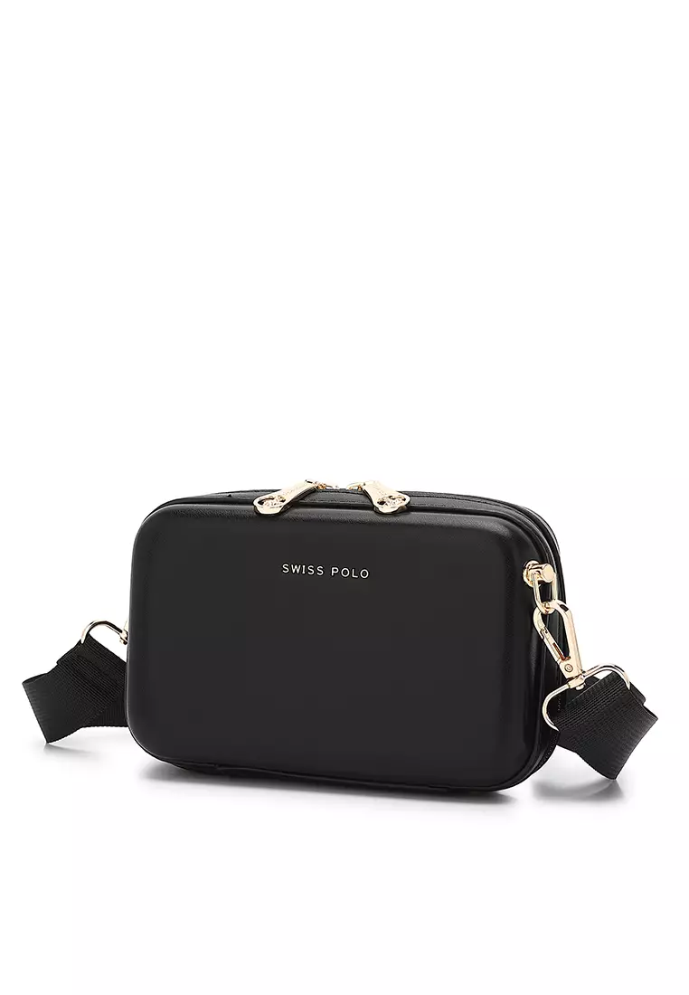 Women's Sling Bag / Crossbody Bag - Black