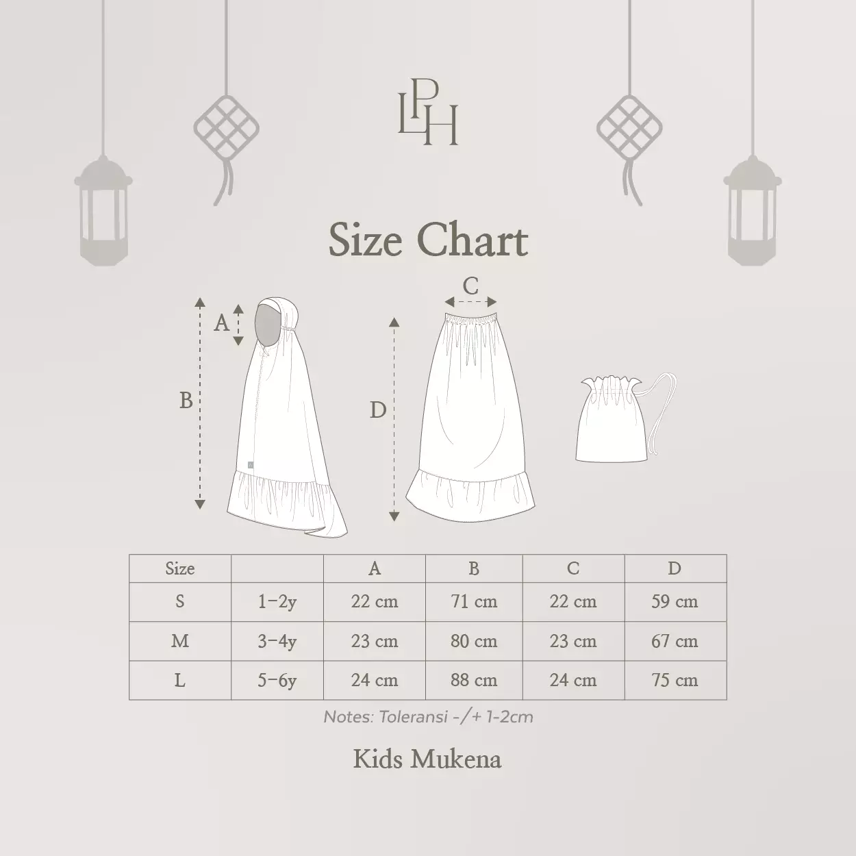 Little Palmerhaus - Baju Lebaran 2026 - Kids Mukena 5.0 (Mukena Anak Usia 1-6 Tahun) Bunny Peach