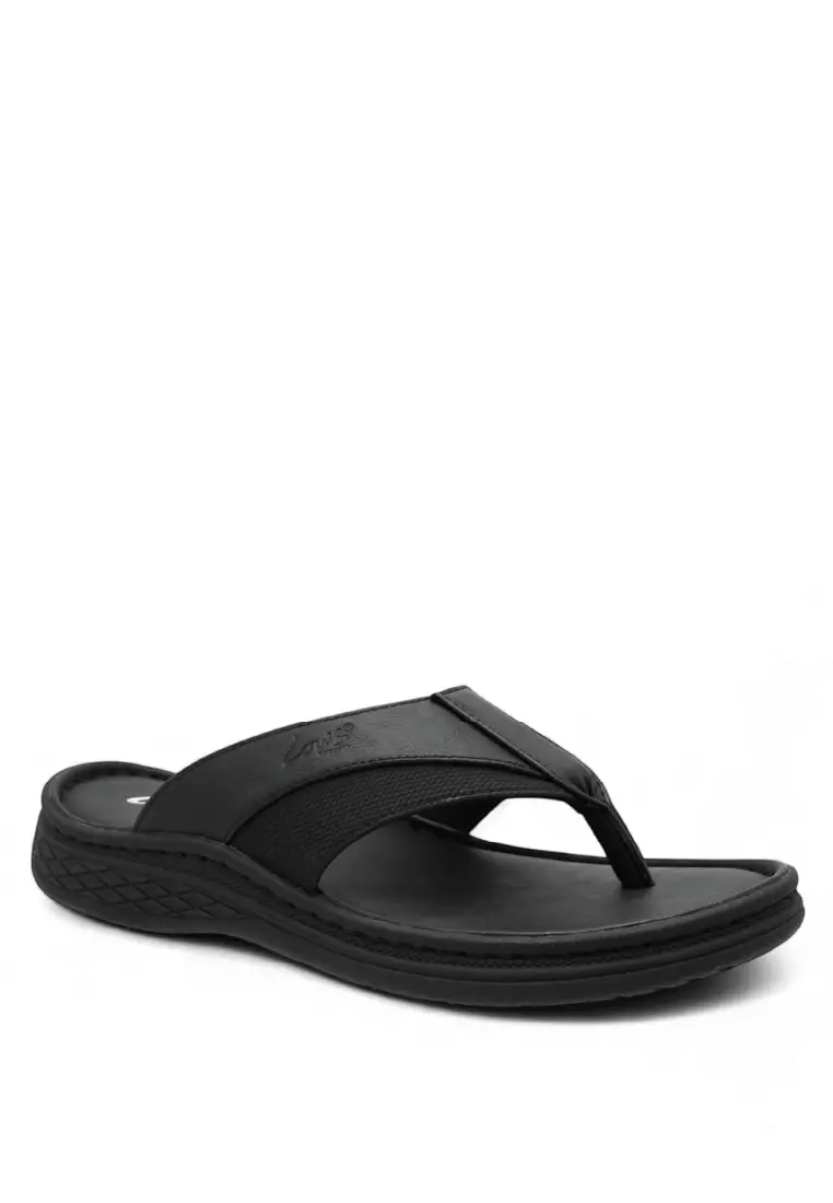 Men Slip On Faux Leather Classic Casual Sandals - 250441269