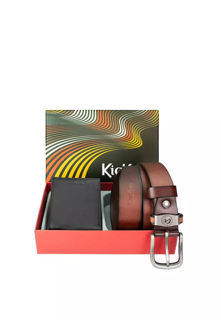 Buy Kickers KICKERS Gift Set Top Grain Cowhide Basic Short Wallet