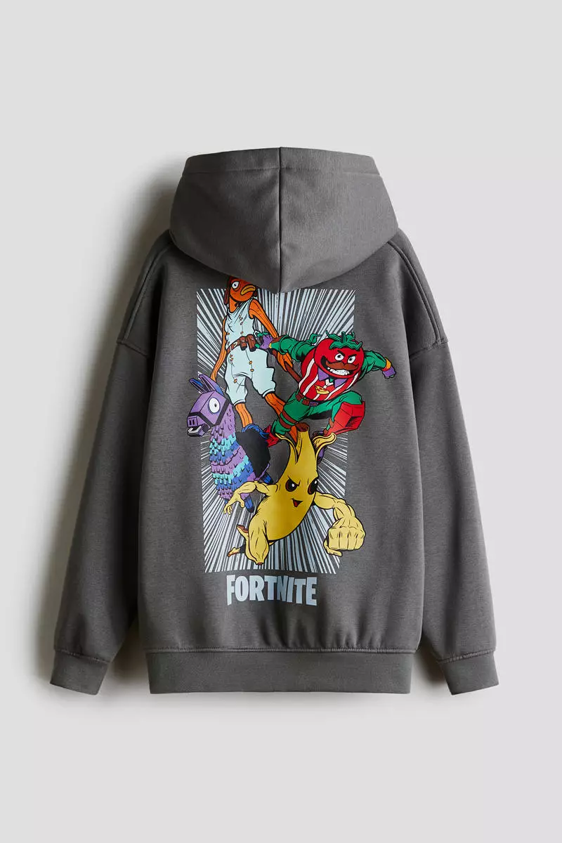 Printed hoodie