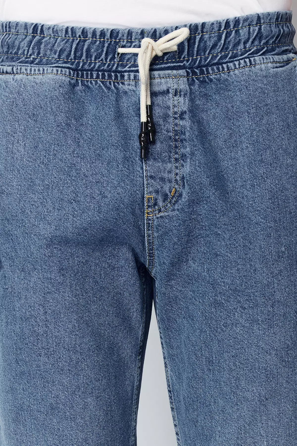 Elastic Waist Jeans