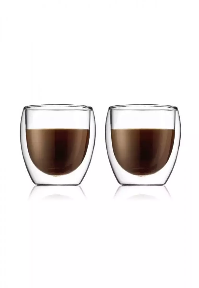 1pc 250ml(8.5oz) Espresso Mugs Thermo Double Wall Glass Coffee Cups With  Handle Insulated Glasses Espresso Mugs