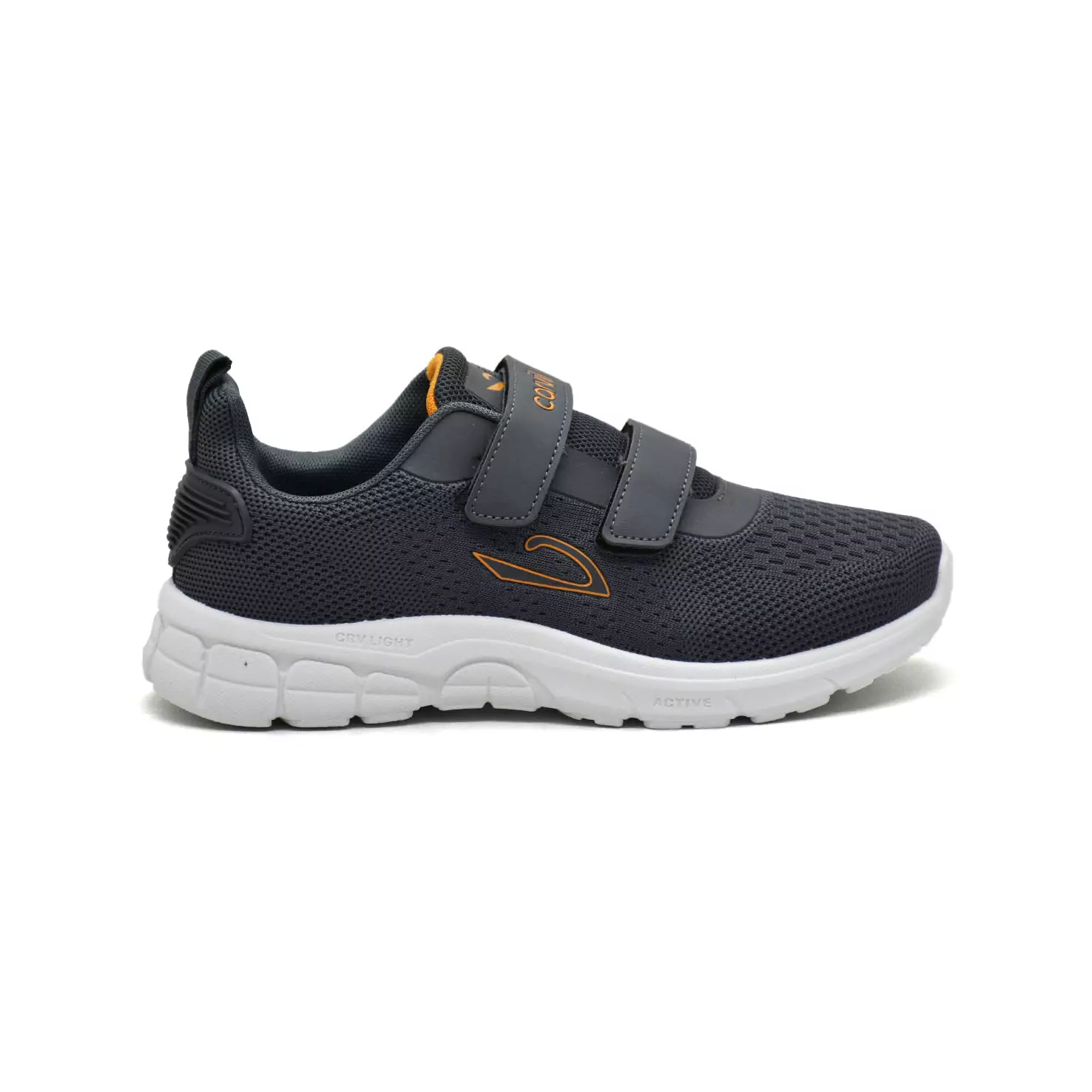 Carvil Sepatu Anak Riddick-01 Dark Grey/White
