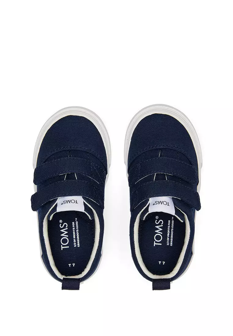 Buy TOMS Toms Fenix Double Strap Tiny Navy Canvas Sneaker 2024