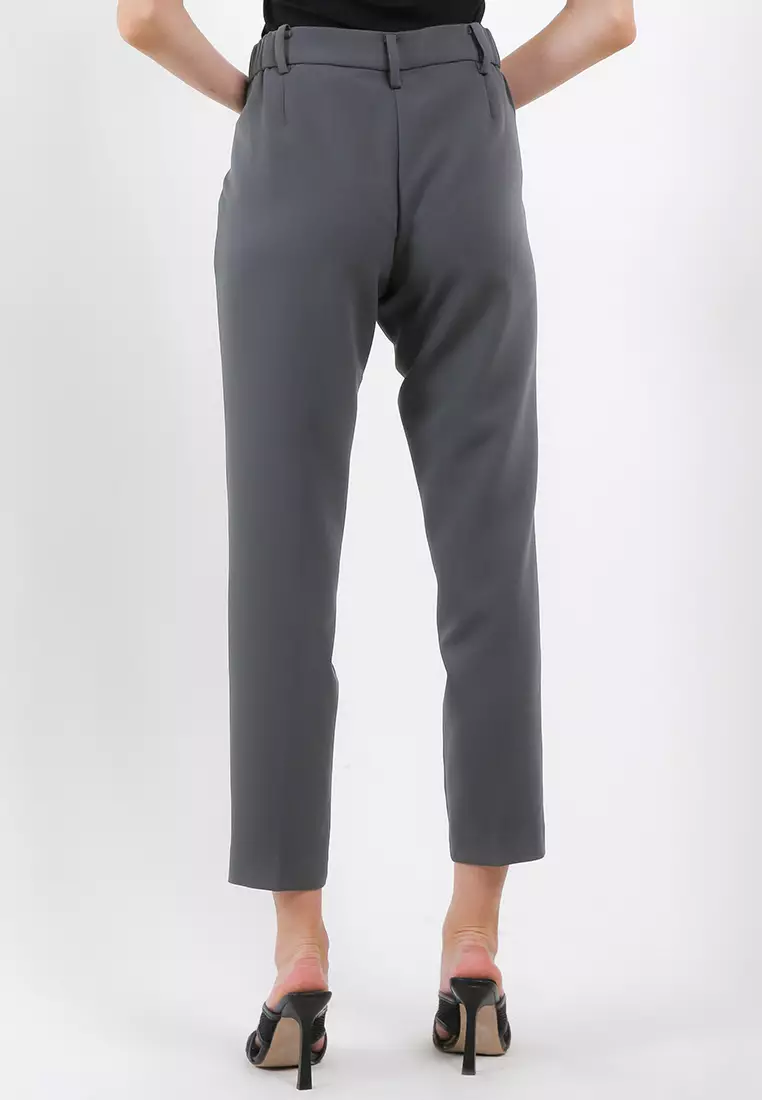 Femme Celana Formal Slim Fit