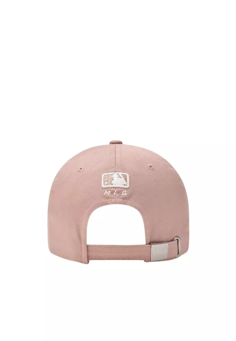 Varsity Vintage Cursive Damage Unstructured Ball Cap - Cleveland Light Peach