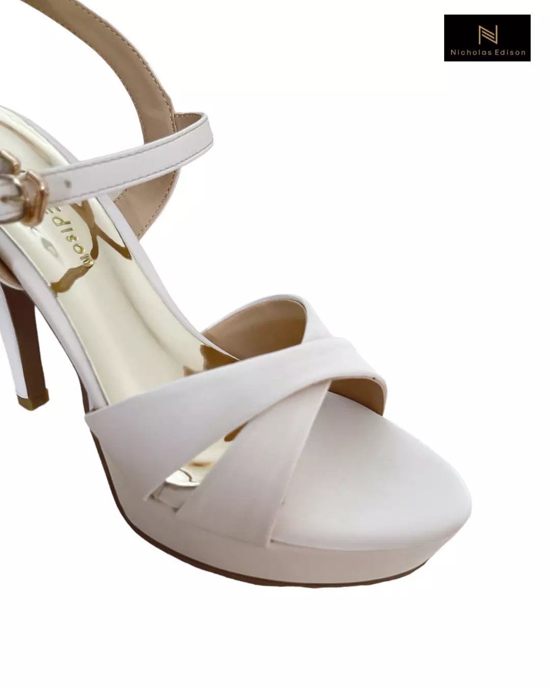 Nicholas Edison Heel Eira White