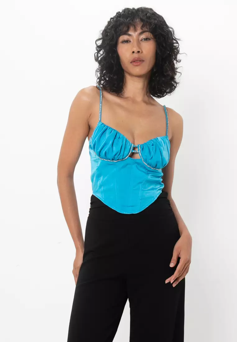 Diamante Corset Top