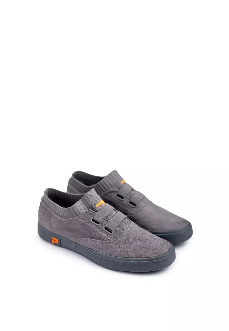 Paulmay Sepatu Slip on Pria Nagoya - Grey