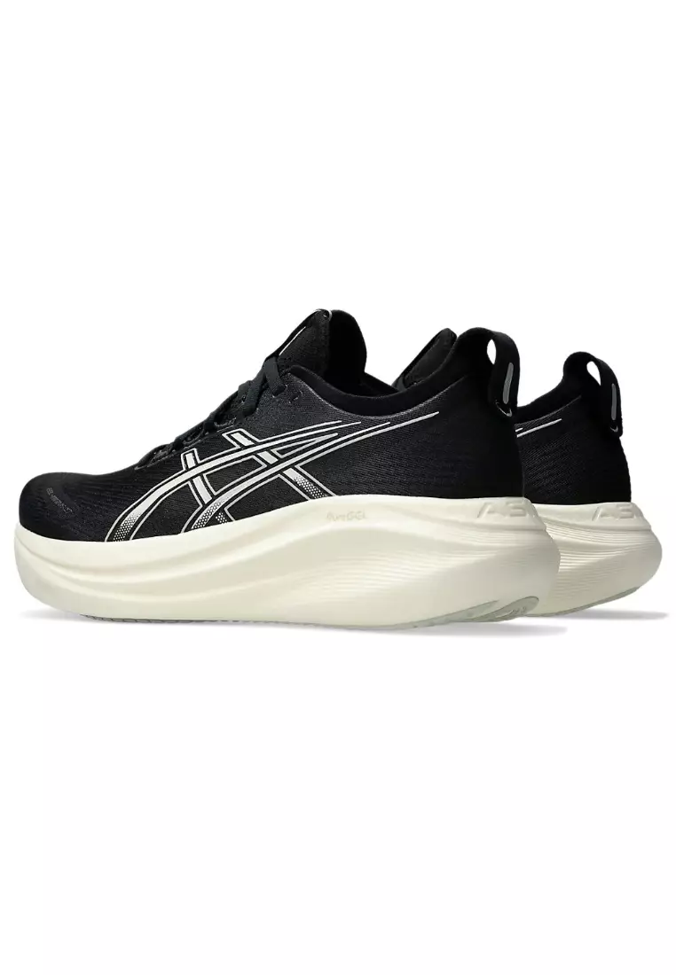 GEL-NIMBUS 27 (2E WIDE) MEN RUNNING SHOES (BLACK)