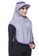 Attiqa Active grey Long Runner- Grey list Purple , Sport Hijab A81F5AA8B4FADBGS_2