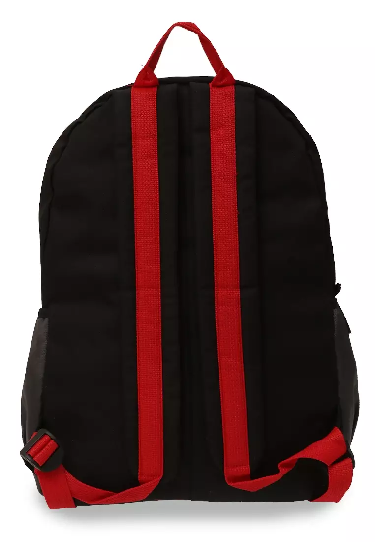 Alessio Tas Ransel Anak Pria Large Compartment Backpack Kids Material Cordura ORIGINAL - Red