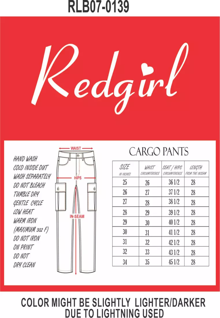 Denim Cargo Pants Ladies