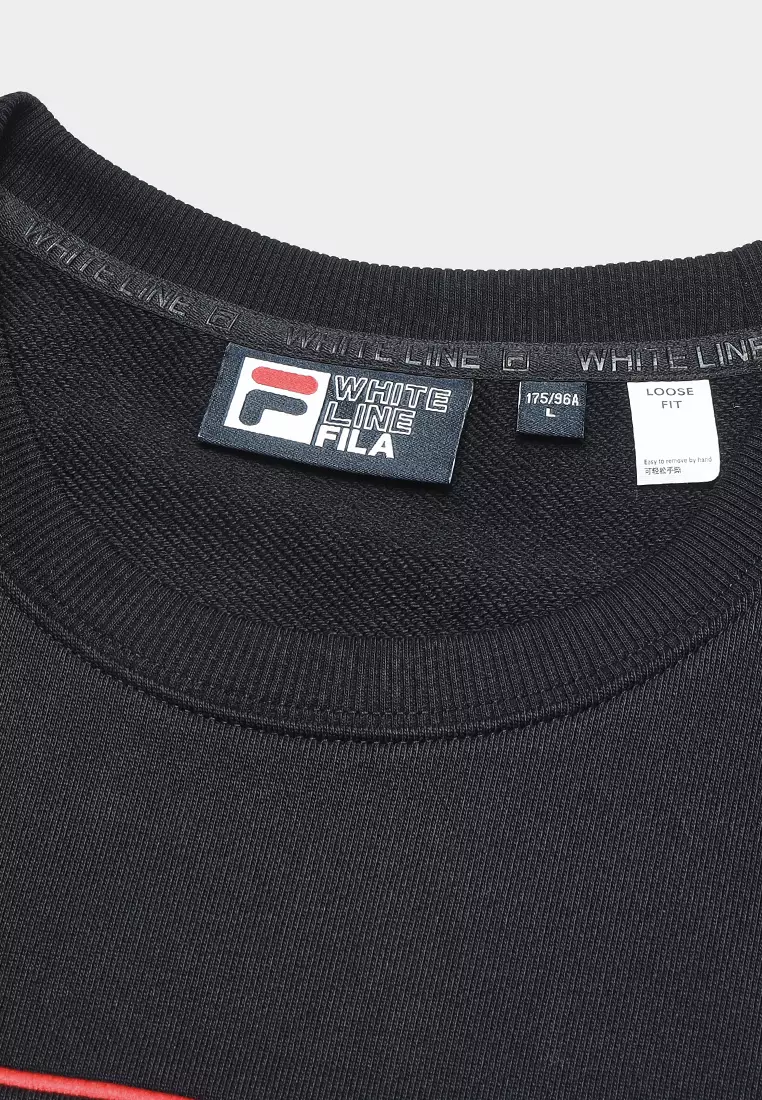 FILA CORE WHITE LINE ORIGINALE Men's Pullover Sweater in Black