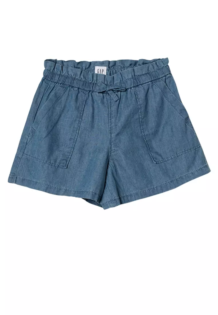 Short gap femme top